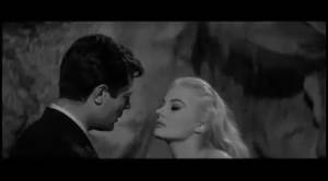 Anita Ekberg nelle scene de "La dolce vita"