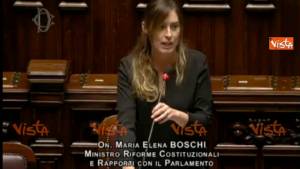 La Boschi annuncia il rilascio di Greta e Vanessa