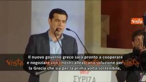 Tsipras: "Uscire dal circolo vizioso del debito"