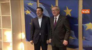 Tsipras incontra Juncker