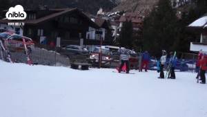 Soccorsi alla cabinovia "Ciampinoi" in Val Gardena