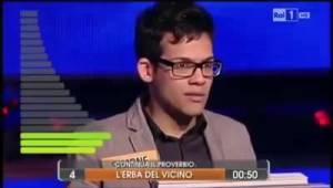 Gaffe in diretta all'Eredità: "L'erba del vicino..."