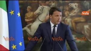 Mafia Capitale, Renzi: "Chi ruba va in galera"