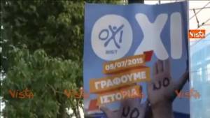 Via alla campagna per il referendum ad Atene