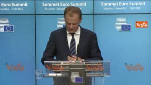 Tusk scherza: "Abbiamo un Greekment..." 