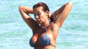 Cristina Parodi in versione sirena sexy a Formentera