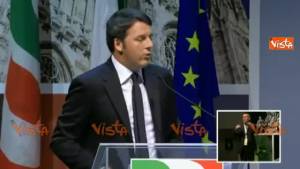 Renzi: "Non siamo più lo zimbello d'Europa"