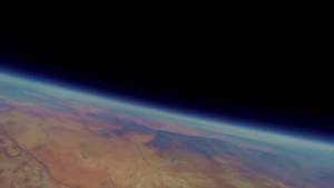 La Terra ripresa dalla stratosfera con una GoPro