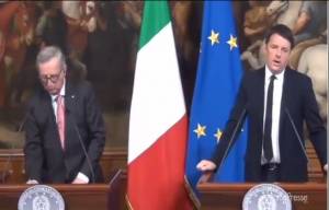 La gaffe di Renzi 