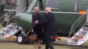Trump visita famiglia soldato morto con la figlia Ivanka