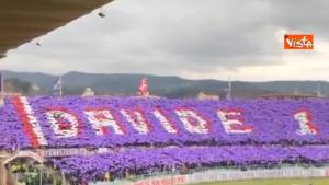 L'omaggio dello stadio di Firenze a Davide Astori