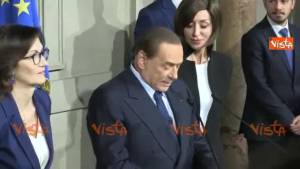 Berlusconi al Colle, l'intervento integrale