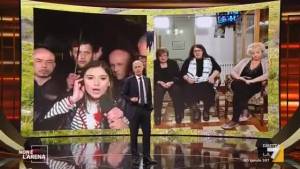 Lite in diretta a Non e l'Arena: una giovane urla contro Giletti