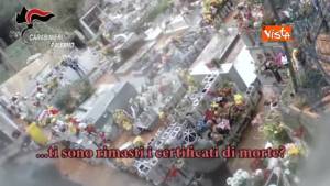 'Cimitero degli orrori' a Palermo. Blitz dei carabinieri con 4 arresti