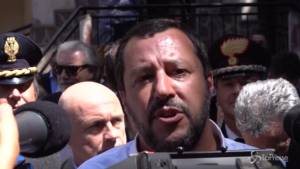 Salvini a Palmi: "La 'ndrangheta è una merda e un cancro"