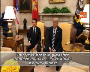 Trump riceve Conte: ''Giuseppe stai facendo un ottimo  lavoro''