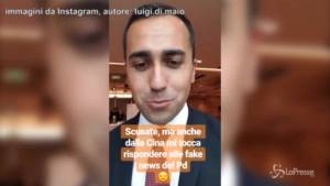 Dalla Cina Di Maio mostra al Pd il biglietto aereo: "Viaggio in Economy, ecco la prova"