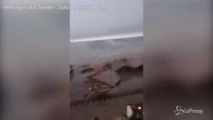 Lo tsunami in Indonesia