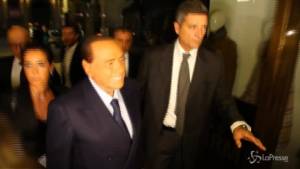 Berlusconi al Teatro Manzoni: "Guardiamo al futuro"