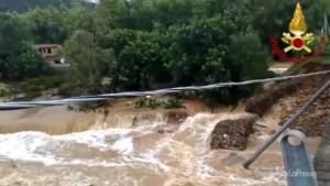 Alluvione Cagliari, il comune di Capoterra isolato