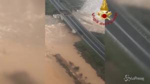 Alluvione Cagliari, le terribili immagini dall’elicottero