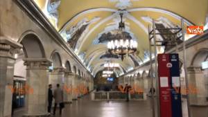 Le pregiate decorazioni della stazione centrale di Mosca