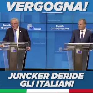 La Meloni attacca Juncker: "Deride gli italiani"