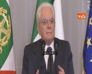 Mattarella: "La libertà di stampa ha un grande valore"