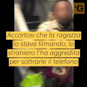 Rho, filma straniero senza biglietto e viene aggredita