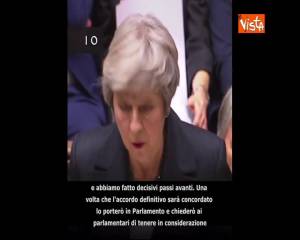 Brexit, May: “Votare contro accordo ci porterebbe indietro a punto di partenza”