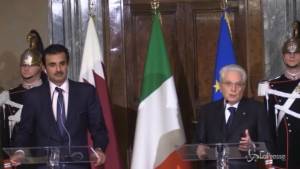 Golfo, Mattarella: "Regione strategica, dialogo per soluzioni condivise"