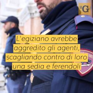 Piacenza, egiziano pesta agenti e li accusa di averlo aggredito