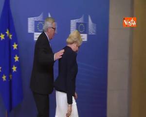 Juncker riceve primo ministro rumeno, Viorica Dăncilă, alla Commissione europea