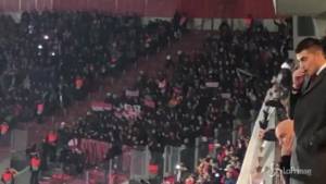 Atene, Salvini allo stadio: "Tifosi milanisti eroici"