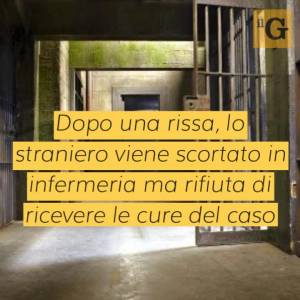 Roma, straniero pesta 6 agenti in carcere