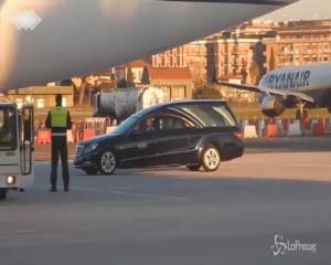 Megalizzi, Mattarella accoglie il feretro arrivato a Ciampino