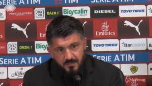 Gattuso: "Higuain spero si sia sbloccato, Donnarumma smanetti di meno col telefono"