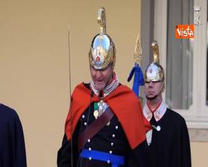 Mattarella alla cerimonia di cambio del Comandante del Reggimento Corazzieri