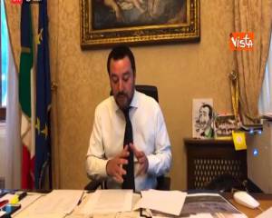  Diciotti, Salvini: “Rischio da 3 a 15 anni per sequestro persona aggravato, non è uno scherzo” 