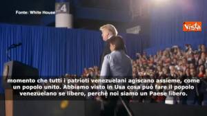 Venezuela, Trump: “Socialismo sta morendo, tornerà la libertà e la democrazia”