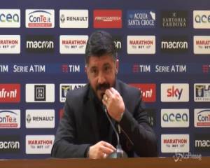 Gattuso: "La squadra non mi è piaciuta a livello tecnico"