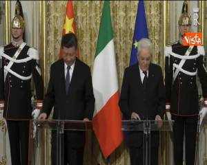 Italia-Cina, Mattarella a Xi: “Vicinanza per le vittime dell’esplosione”