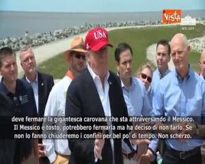 Migranti, Trump: “Messico fermi la carovana o chiudiamo i confini”