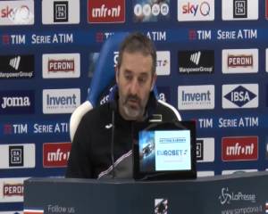 Samp-Roma, Giampaolo: "Abbiamo fatto di tutto per vincere, De Rossi furbo"