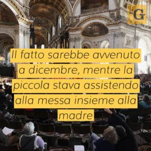 Anziano indagato ad Arezzo, molestie su una bambina durante la messa