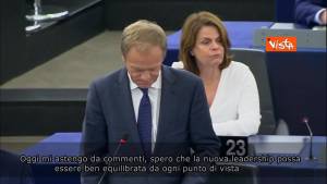 Nomine Ue, Tusk: “Il Parlamento si assuma le proprie responsabilità” CON SOTTOTITOLI 