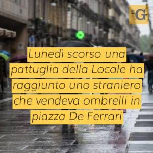 Genova, pioggia di critiche su municipale che ferma abusivo straniero