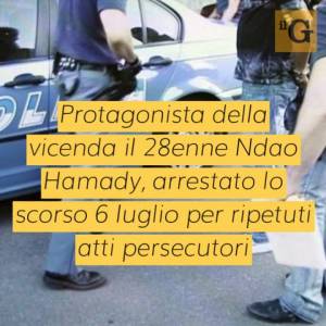 Cagliari, senegalese scarcerato riprende a perseguitare la vittima