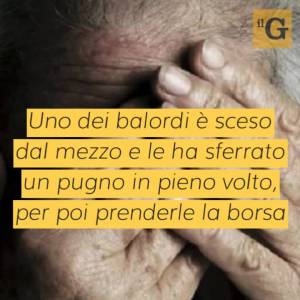 80enne aggredita e rapinata da due balordi in scooter