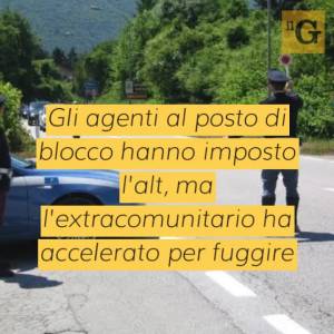 Pregiudicato magrebino fugge a controllo, attacca agenti e si ferisce per incolparli dell'aggressione